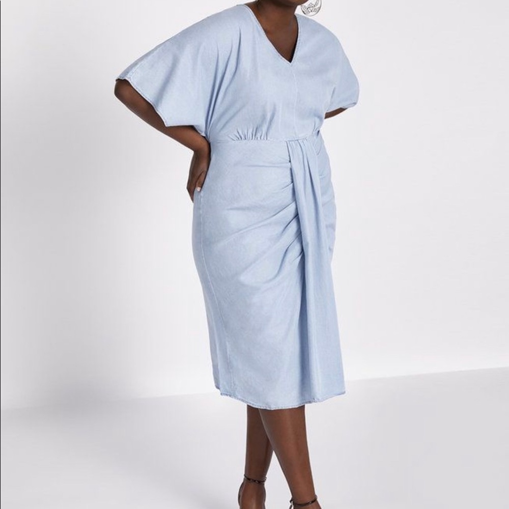 Eloquii Kimona Sleeve Dress 28 a NWT
